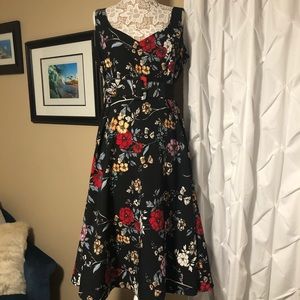 Floral A Line Dress